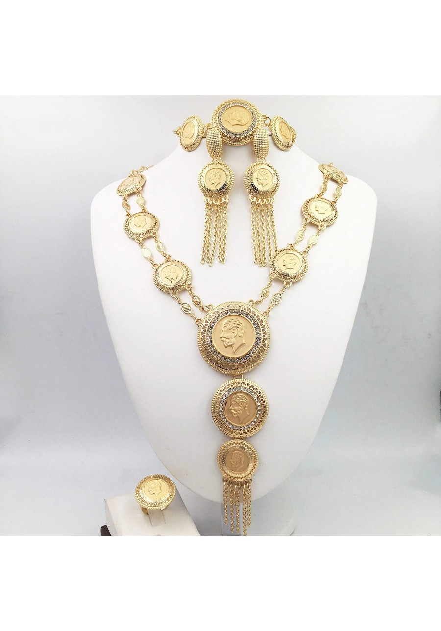 Fashion Jewellery Set is Brighter Dubai Gold Jewellery for Women's Anniversary Parties and Birthday Trips (Gold-Color) $34.00...