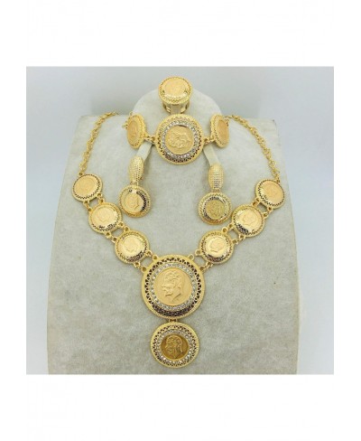 Fashion Jewellery Set is Brighter Dubai Gold Jewellery for Women's Anniversary Parties and Birthday Trips (Gold-Color) $34.00...