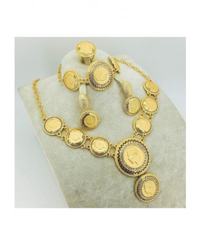 Fashion Jewellery Set is Brighter Dubai Gold Jewellery for Women's Anniversary Parties and Birthday Trips (Gold-Color) $34.00...