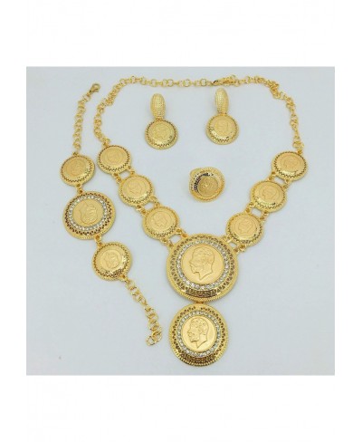 Fashion Jewellery Set is Brighter Dubai Gold Jewellery for Women's Anniversary Parties and Birthday Trips (Gold-Color) $34.00...