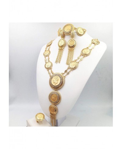 Fashion Jewellery Set is Brighter Dubai Gold Jewellery for Women's Anniversary Parties and Birthday Trips (Gold-Color) $34.00...