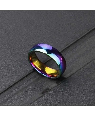 Exquisite Jewelry Ring Love Rings Fashion Men Women Rainbow Wedding Party Band Ring Jewelry Valentine Day Gift Wedding Band B...