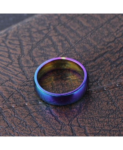 Exquisite Jewelry Ring Love Rings Fashion Men Women Rainbow Wedding Party Band Ring Jewelry Valentine Day Gift Wedding Band B...