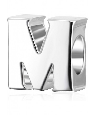 Alphabet Charms fit Pandora Bracelet 925 Sterling Silver Letter Initial A-z Alphabet Beads for Christmas Mothers Gifts $15.33...