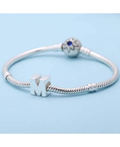 Alphabet Charms fit Pandora Bracelet 925 Sterling Silver Letter Initial A-z Alphabet Beads for Christmas Mothers Gifts $15.33...