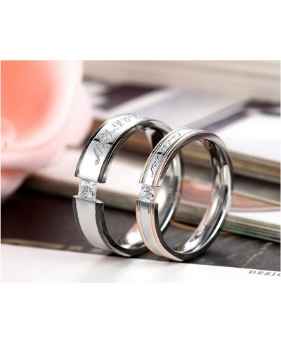 Amazing Titanium Stainless Steel We Love Each Other Wedding Band Set Anniversary/engagement/promise/couple Ring Best Gift! $6...