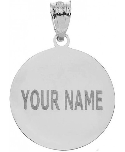 Sports Charm 925 Sterling Silver Customized Beach Volleyball Pendant with Your Name and Number $56.78 Pendants & Coins