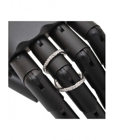 Crystal Warping Infinity Wrap Cross Statement Ring $10.56 Statement