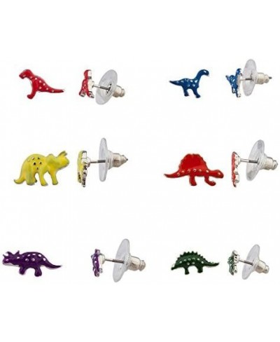Dinosaur Jurassic T Rex Stud Earrings Set $9.54 Stud