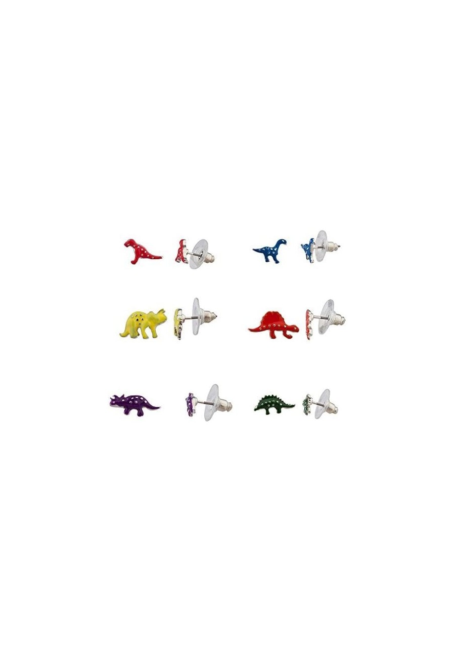 Dinosaur Jurassic T Rex Stud Earrings Set $9.54 Stud