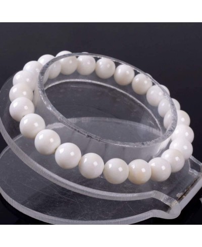 Gem Semi Precious Gemstone 8mm Round Beads Stretch Bracelet 7 Inch Unisex $7.88 Stretch