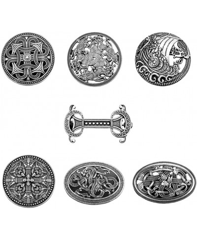 4Pcs Medieval Viking Brooch Set-Vintage Brooch for Women Viking $6.27 Brooches & Pins