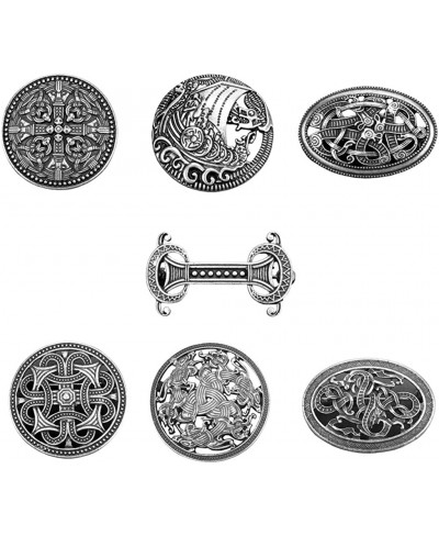 4Pcs Medieval Viking Brooch Set-Vintage Brooch for Women Viking $6.27 Brooches & Pins