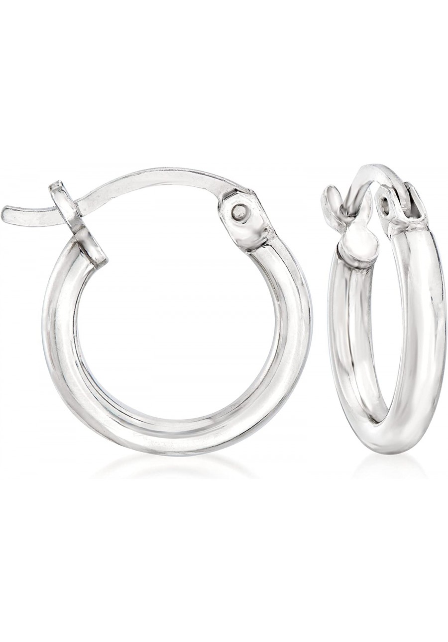 2mm Sterling Silver Huggie Hoop Earrings $45.20 Hoop