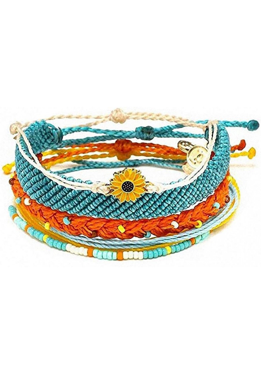 Boho Bracelets for Women Handmade Stackable Wrap Bracelets Bead Bracelets for Women Lady Girls (5 pcs) $13.72 Wrap