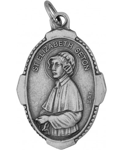 Traditional Catholic Saint Medal (Saint Elizabeth Ann Seton) $8.42 Pendants & Coins