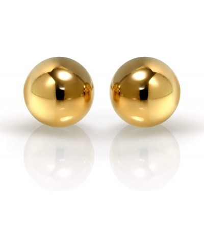 14K Gold Ball Stud Earrings for Women Studs With Push Backs Real Hypoallergenic Jewelry and Accessories 3mm - 8mm $15.76 Ball