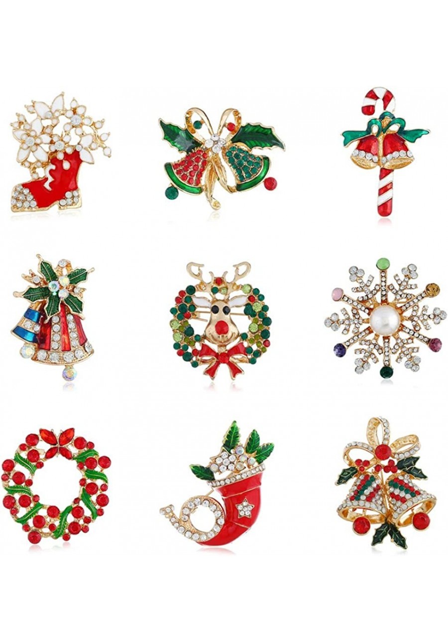 Christmas Jewelry Set Brooches for Women Christmas Gift for Her $10.76 Brooches & Pins