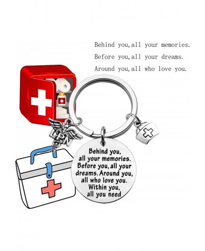 LPN Gift LPN Graduation Gifts Behind You All Memories Keychain Licensed Practical Nurse Gifts $16.53 Pendants & Coins