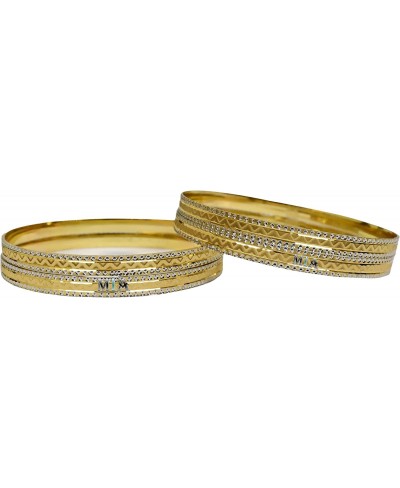 Indian Designer Bangles Gold Plated Bracelet Kada Traditional Jewelry Party Wear $18.39 Bangle