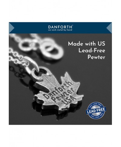 Mini Maple Leaf Fall/Autumn Necklace Pewter Pendant 17” Chain Handcrafted Made In USA $36.87 Pendant Necklaces