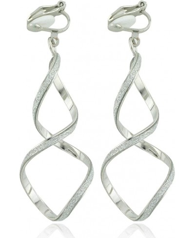 Spiral Geometric Clip On Earrings for Women Dangle Clip-on Earring Gift Set $19.02 Clip-Ons