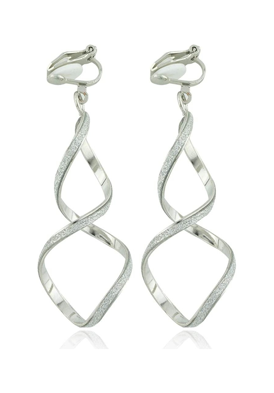 Spiral Geometric Clip On Earrings for Women Dangle Clip-on Earring Gift Set $19.02 Clip-Ons