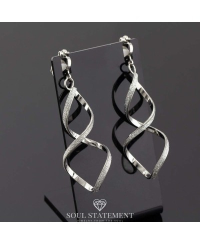 Spiral Geometric Clip On Earrings for Women Dangle Clip-on Earring Gift Set $19.02 Clip-Ons