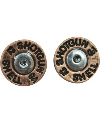 Western Cowgirl Shotgun Shell bullet earrings studs $20.03 Stud