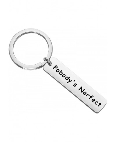 Eleanor Shellstrop Quote Pobody's Nerfect Keychain The Good Place Gift $7.13 Pendants & Coins