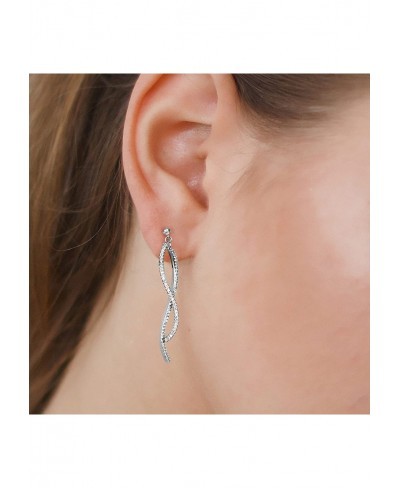 18K Dangle Earrings for Women and Girl $16.43 Drop & Dangle