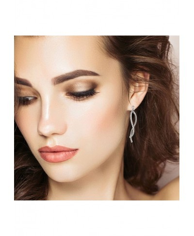 18K Dangle Earrings for Women and Girl $16.43 Drop & Dangle