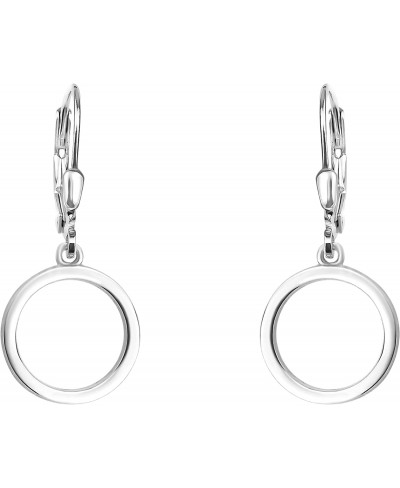 Women's Earrings 925 Silver - Stud Circle Earring - 21064 $20.76 Stud