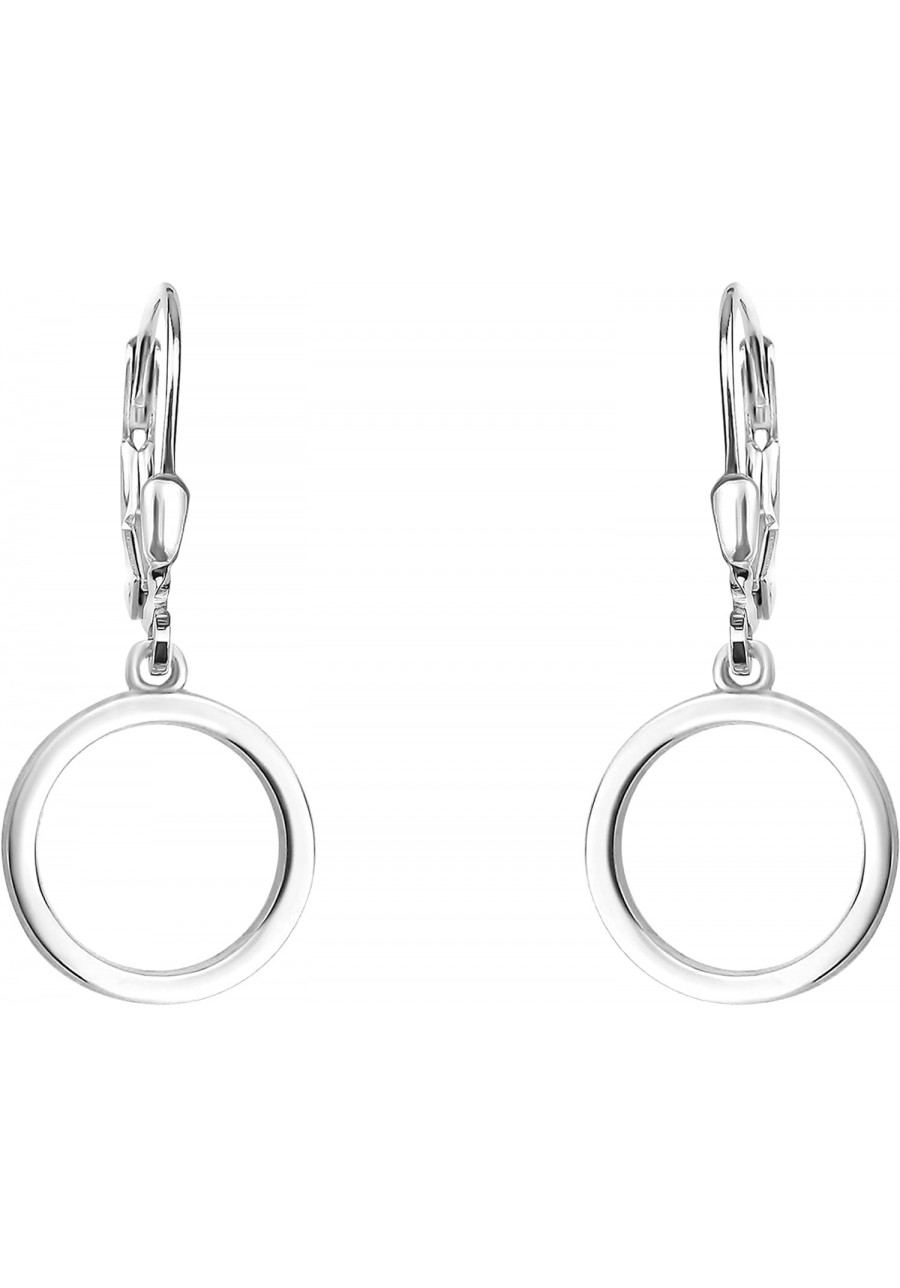 Women's Earrings 925 Silver - Stud Circle Earring - 21064 $20.76 Stud