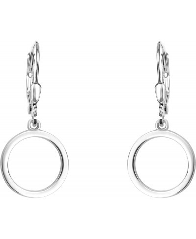 Women's Earrings 925 Silver - Stud Circle Earring - 21064 $20.76 Stud