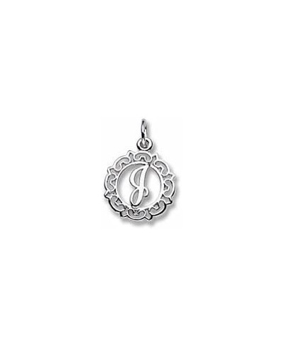 Letter J Charm Sterling Silver $28.60 Charms & Charm Bracelets