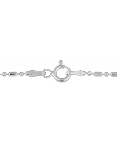 Sterling Silver 1.5 mm Ball and Bead Chain Necklace (16 18 20 22 24 30 or 36 inch) $19.68 Chains