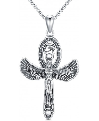 Goddess Necklace for Women 925 Sterling Silver Egyptian Goddess Necklace Ancient Egypt Jewelry Mother Gifts for Her $36.57 Pe...