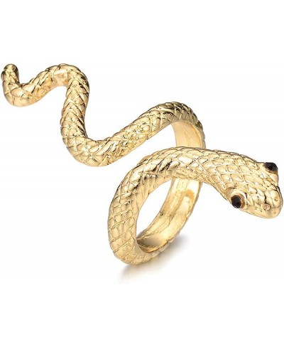 Retro Adjustable Open Snake Rings for Women Men Punk Gothic Snake Finger Ring Halloween Party Statement Jewelry Gift $13.88 S...