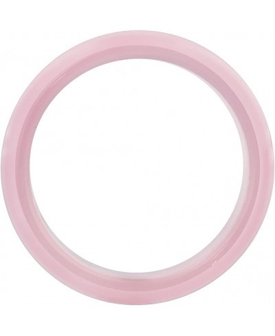 Pink Agate Gemstone 6mm Unisex Band Ring $9.67 Bands