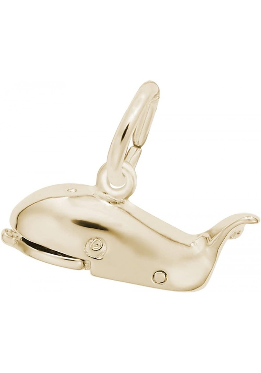 Jonah And Whale Charm Pendant Available in Gold or Sterling Silver $43.89 Pendants & Coins