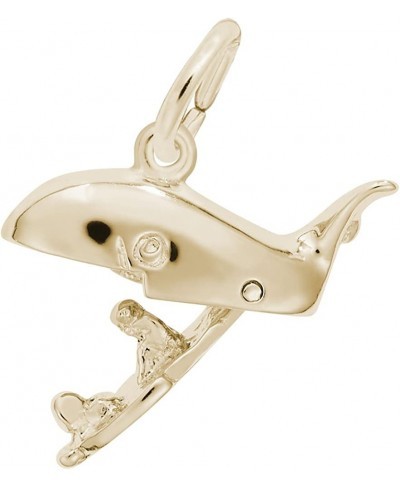 Jonah And Whale Charm Pendant Available in Gold or Sterling Silver $43.89 Pendants & Coins