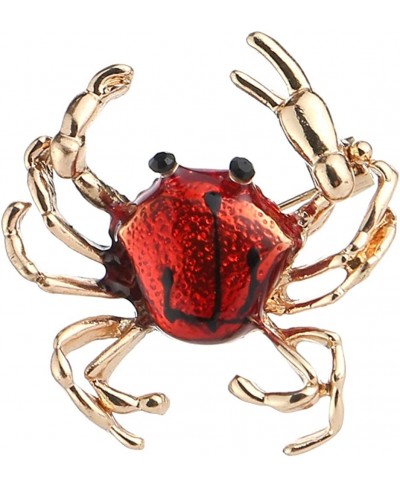 Brooch Pins for Women Cute Crab Shape Enamel Brooch Pin Shirt Sweater Neck Clip Backpack Badge (Coffee) $6.23 Brooches & Pins