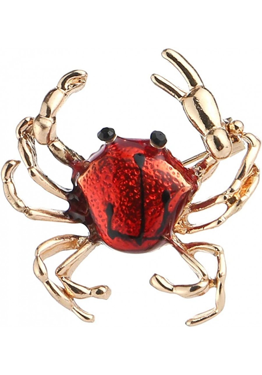 Brooch Pins for Women Cute Crab Shape Enamel Brooch Pin Shirt Sweater Neck Clip Backpack Badge (Coffee) $6.23 Brooches & Pins