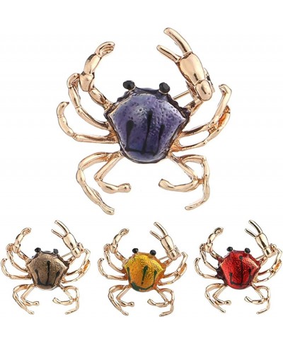 Brooch Pins for Women Cute Crab Shape Enamel Brooch Pin Shirt Sweater Neck Clip Backpack Badge (Coffee) $6.23 Brooches & Pins