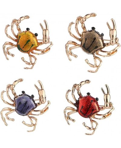 Brooch Pins for Women Cute Crab Shape Enamel Brooch Pin Shirt Sweater Neck Clip Backpack Badge (Coffee) $6.23 Brooches & Pins