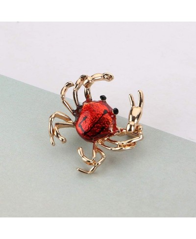 Brooch Pins for Women Cute Crab Shape Enamel Brooch Pin Shirt Sweater Neck Clip Backpack Badge (Coffee) $6.23 Brooches & Pins