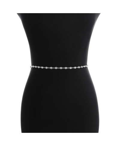 Crystal Belly Chain Rhinestone Waist Chain Fashion Shining Body Chain Jewelry for Women and Girls (Silver) $12.56 Body Chains