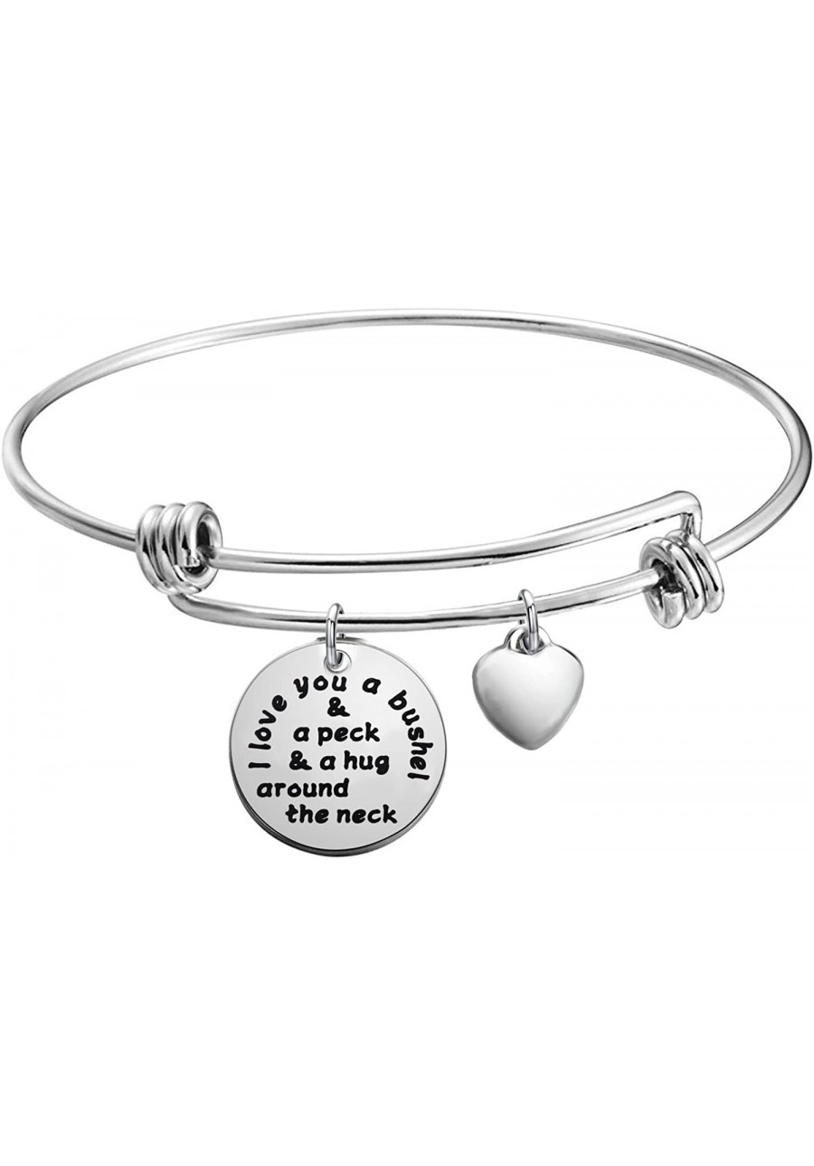 I Love You a Bushel and a Peck Bracelet Mom Grandma Bracelet $9.13 Bangle