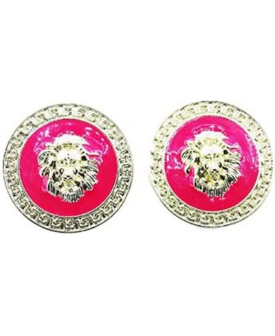 The lion door lock stud earrings accessories production orders $7.76 Stud